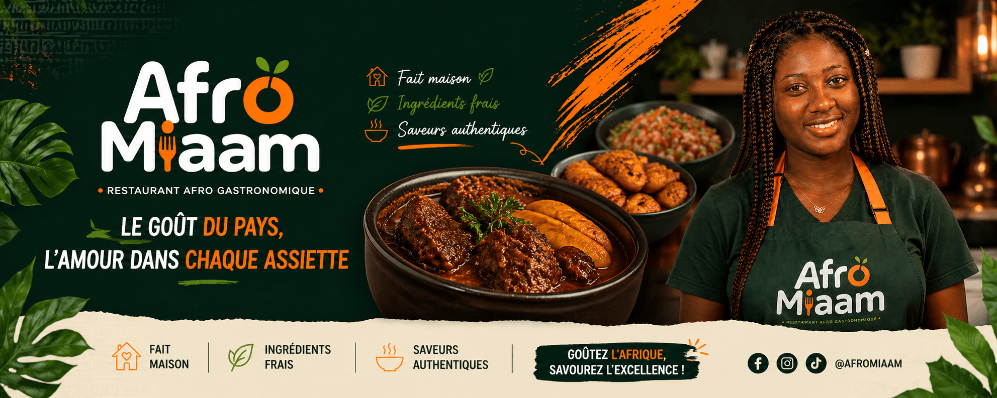 Afro Miaam, le goût du pays, l'amour dans chaque assiette