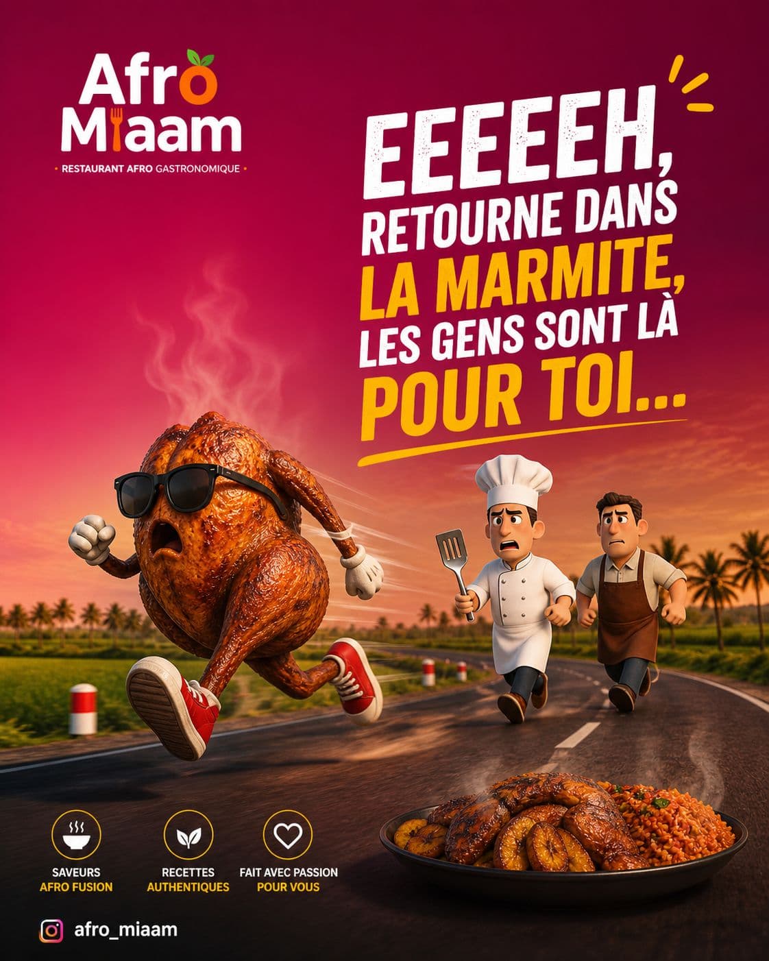 Affiche Promotionnelle Afro Miaam